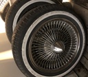 4 spoke rims with tyre custom