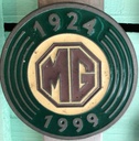 [4-00079] Badge MG 1924-1999