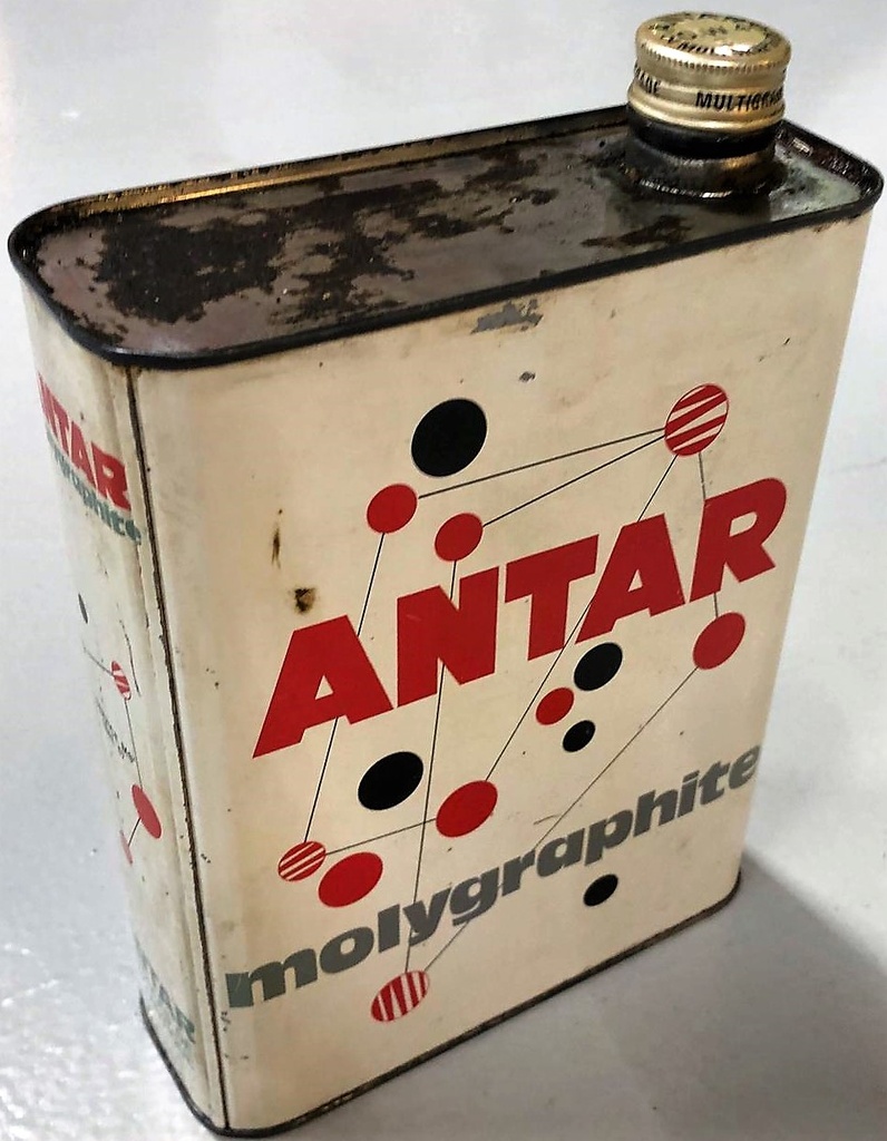 Tin of Antar Molygraphite