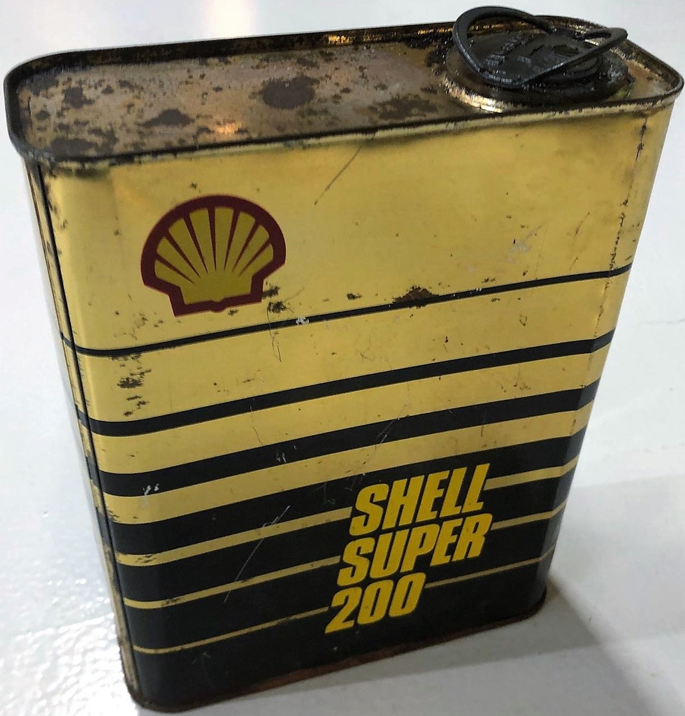 Tin of Shell super 200