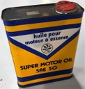 Tin of Super Motor Oil SAE30