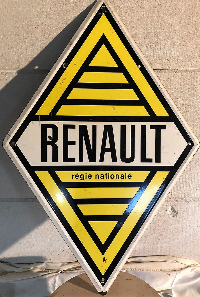 Renault régie nationale double sided